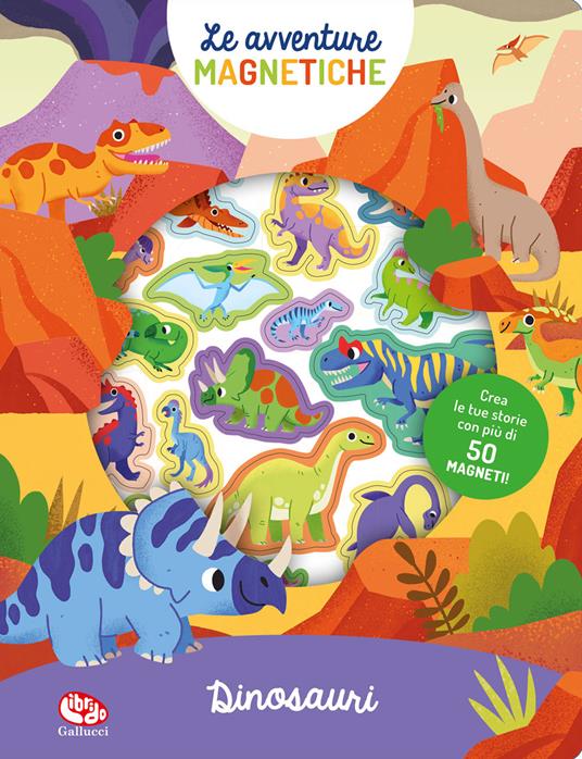 I dinosauri. Avventure magnetiche. Ediz. a colori - Mel Draws - copertina