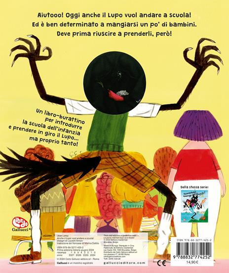 Anche il Lupo vuol andare a scuola! Ediz. a colori. Con marionetta - Jean Leroy - 3