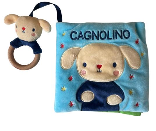 Cagnolino. Libri di stoffa con massaggiagengive in legno. Ediz. a colori. Con gadget - 3