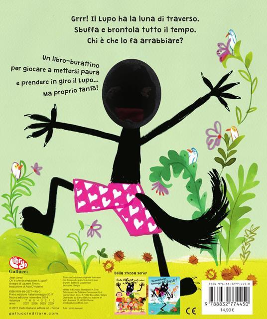 Chi è che fa arrabbiare il lupo? Nuova ediz. Con marionetta - Jean Leroy - 2