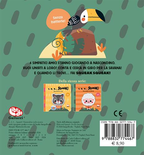 Nascondino nella savana. 1, 2, 3… squeak! Ediz. a colori - 3