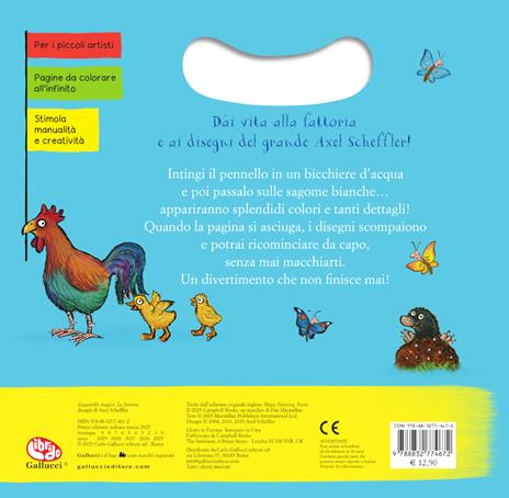 La fattoria. Acquarello magico. Ediz. a colori. Ediz. a spirale. Con pennarello ad acqua - Axel Scheffler - 4