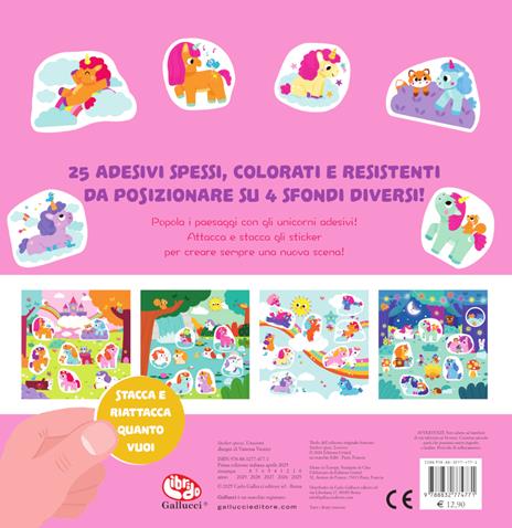 Unicorni. Sticker spessi. Con 25 stickers - Lucile Ahrweiller - 3