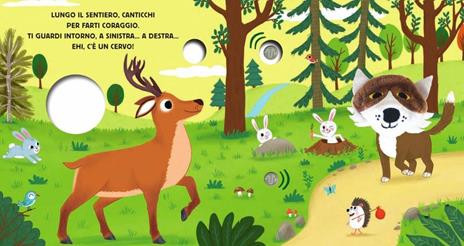 Lupetto nel bosco. Burattini sonori. Ediz. a colori - Emilie Collet,Thierry Manes - 2