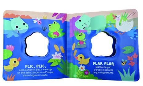 Pluf! Tutti in acqua. Ediz. a colori. Con 4 Bambola o pupazzetto - Sigrid Martínez - 4