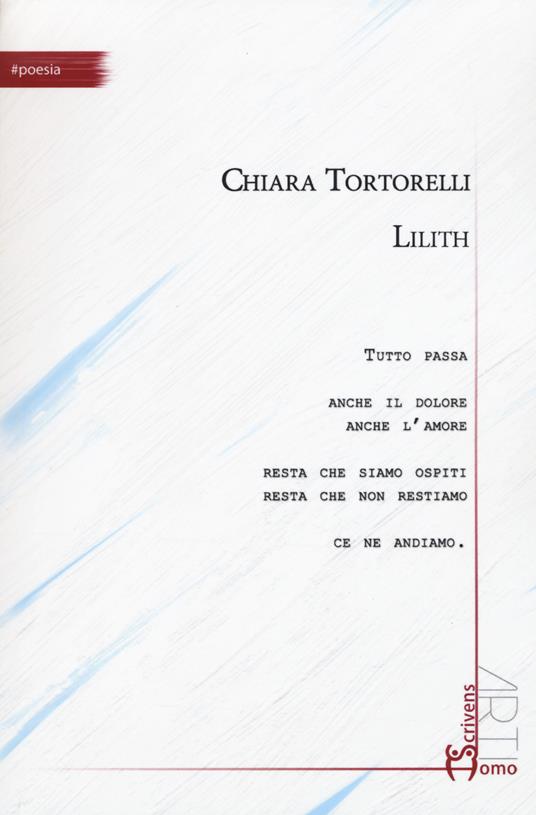 Lilith - Chiara Tortorelli - copertina