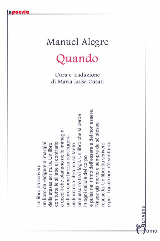 Quando - Manuel Alegre - copertina