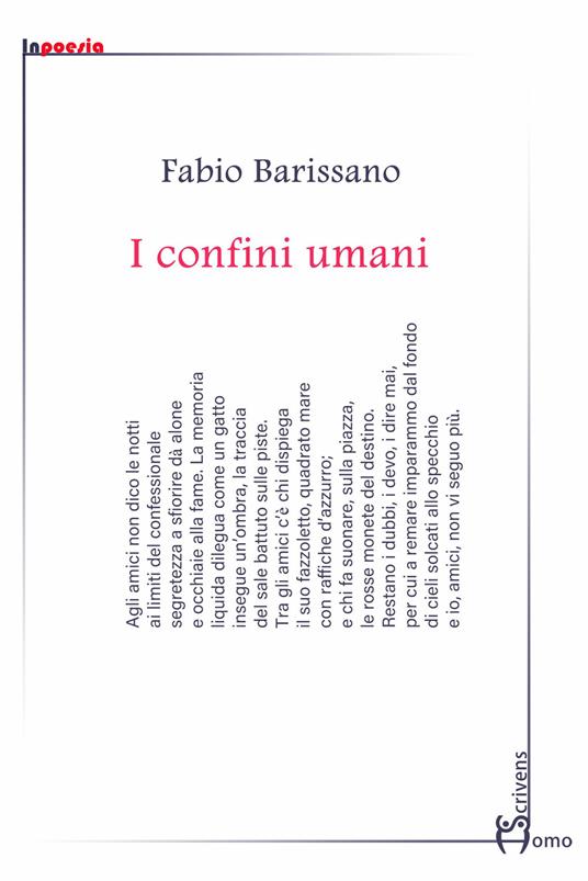 I confini umani - Fabio Barissano - copertina