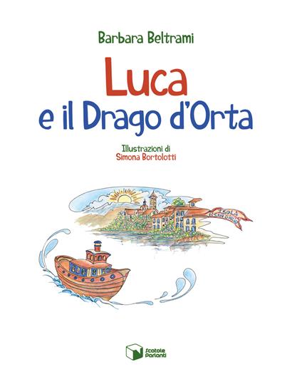 Luca e il drago d'Orta - Barbara Beltrami - copertina