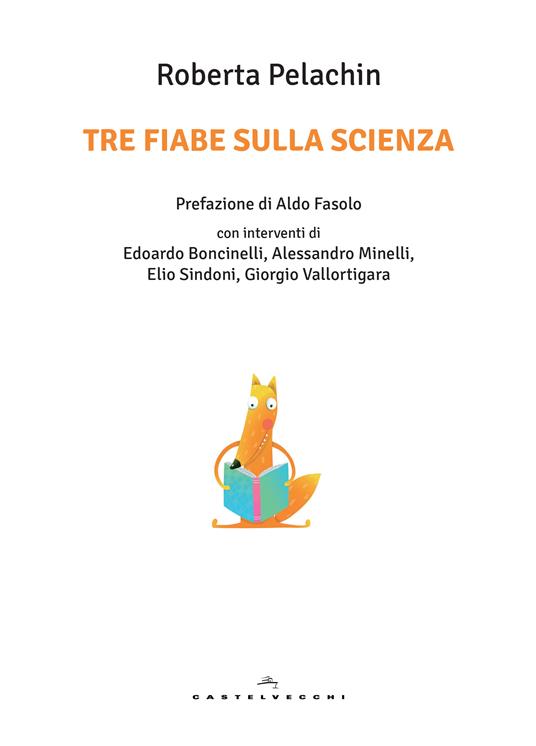 Tre fiabe sulla scienza - Roberta Pelachin - copertina