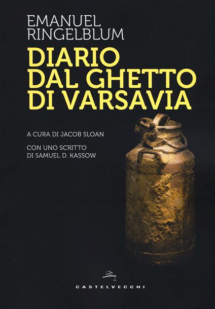 Diario dal ghetto di Varsavia - Emmanuel Ringelblum - copertina