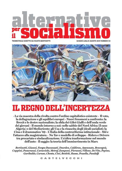 Alternative per il socialismo (2019). Vol. 54: Il regno dell'incertezza - copertina