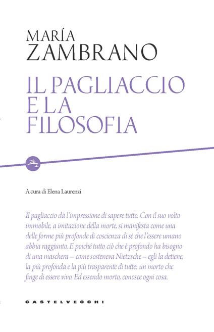 Il pagliaccio e la filosofia - María Zambrano - copertina