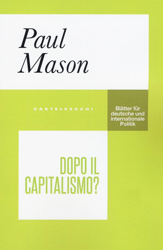 Dopo il capitalismo? - Paul Mason - copertina