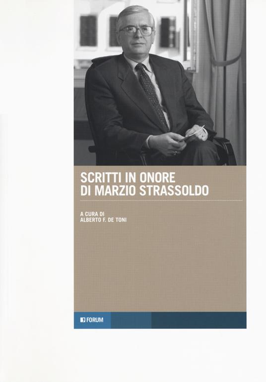 Scritti in onore di Marzio Strassoldo - copertina