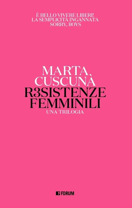 Resistenze femminili. Una trilogia - Marta Cuscunà - copertina