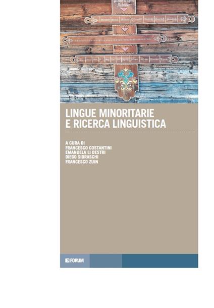 Lingue minoritarie e ricerca linguistica - copertina