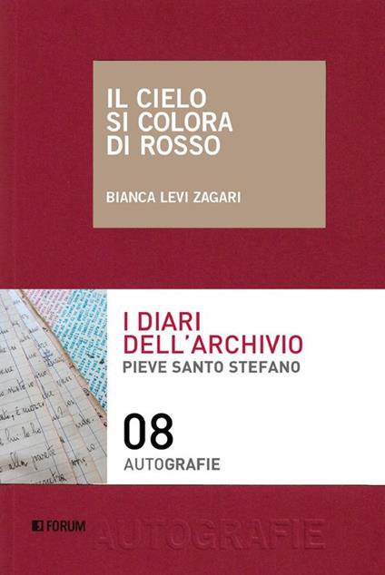 Il cielo si colora di rosso - B. Levi Zagari - copertina