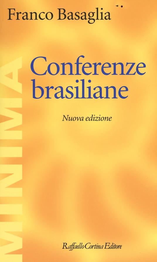 Conferenze brasiliane - Franco Basaglia - copertina