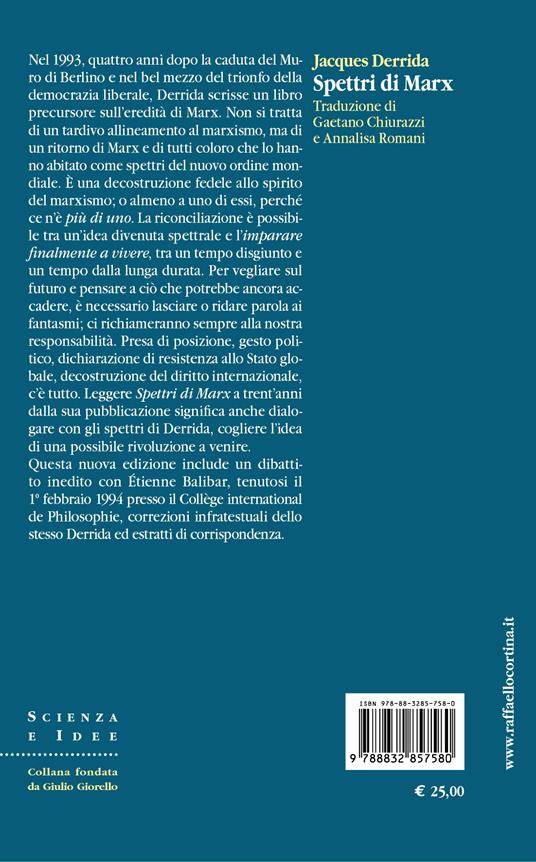 Spettri di Marx. Stato del debito, lavoro del lutto e nuova Internazionale. Nuova ediz. - Jacques Derrida - 3