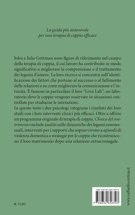 Clinica del matrimonio. Una terapia di coppia fondata scientificamente - John M. Gottman,Julie Schwartz Gottman - 3