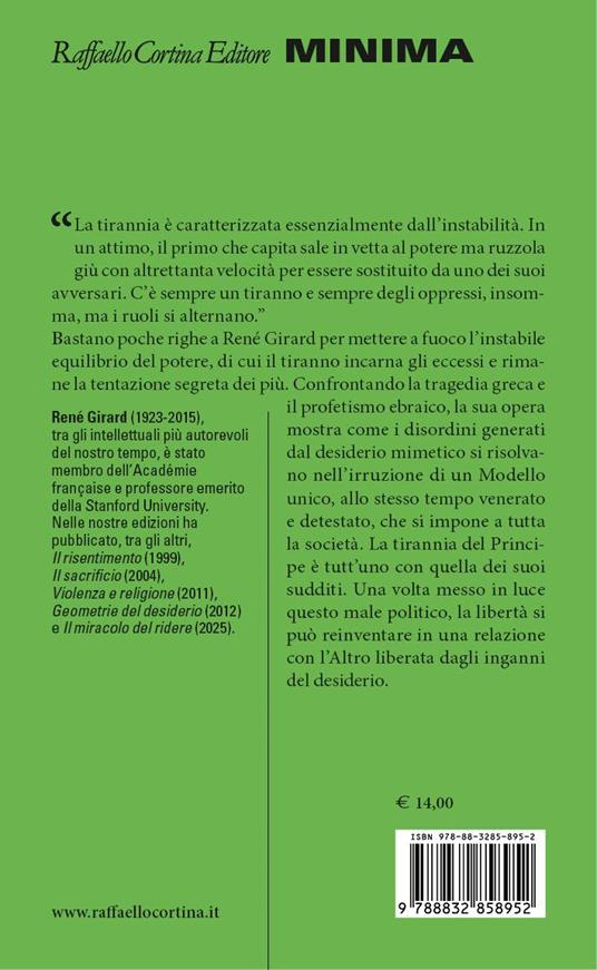 Il desiderio di tirannia - René Girard - 2