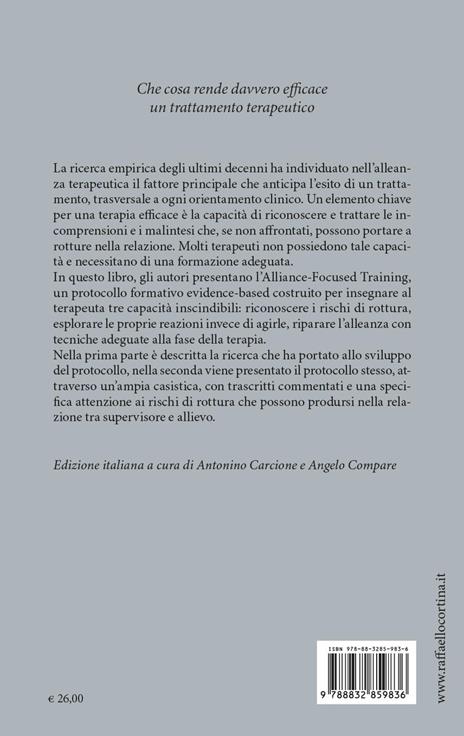 Il training centrato sull’alleanza. Affrontare le rotture in psicoterapia - J. Christopher Muran,Catherine F. Eubanks,Lisa Wallner Samstag - 3