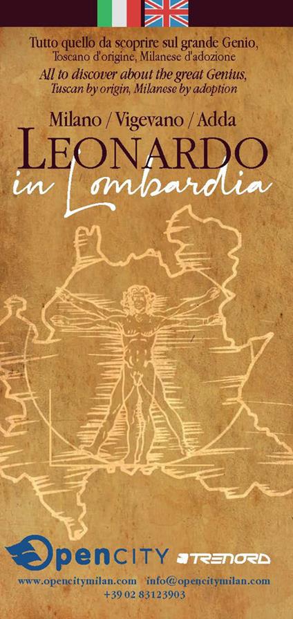 Leonardo in Lombardia. Milano / Vigevano / Adda. Ediz. italiana e inglese - copertina