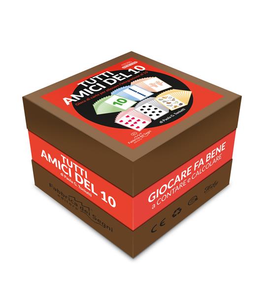 Tutti amici del 10. Gioco di carte per allenare l'integrazione al 10 - Paola Gemma Toniutti - copertina