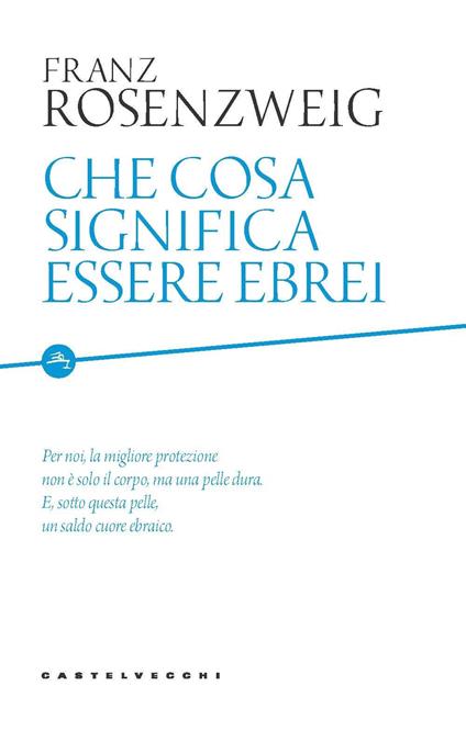 Che cosa significa essere ebrei - Franz Rosenzweig - copertina