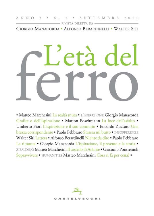 L'età del ferro (2020). Vol. 2 - copertina