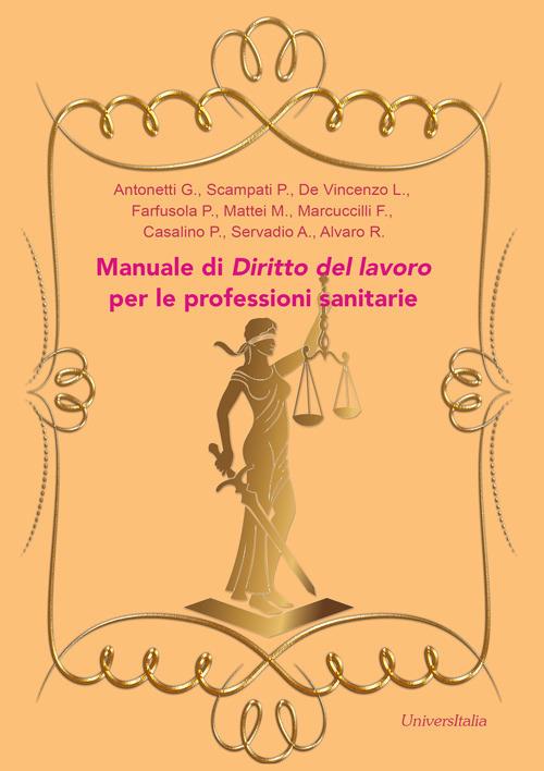 Manuale di diritto del lavoro per le professioni sanitarie - copertina
