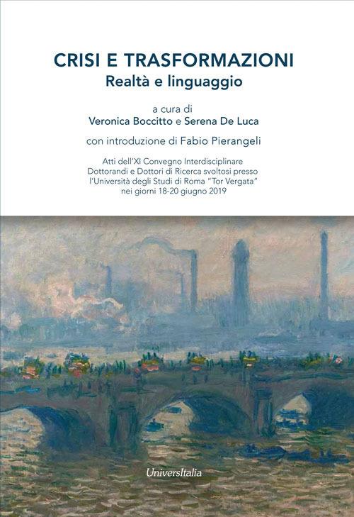 Crisi e trasformazioni. Realtà e linguaggio - copertina