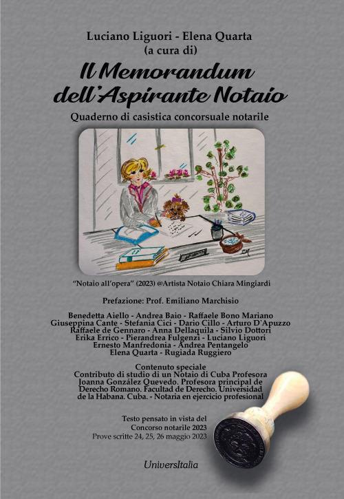 Il memorandum dell'aspirante notaio. Quaderno di casistica concorsuale notarile - copertina
