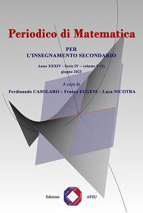 Periodico di matematica. Per l’insegnamento secondario (2023). Vol. 5/2 - copertina