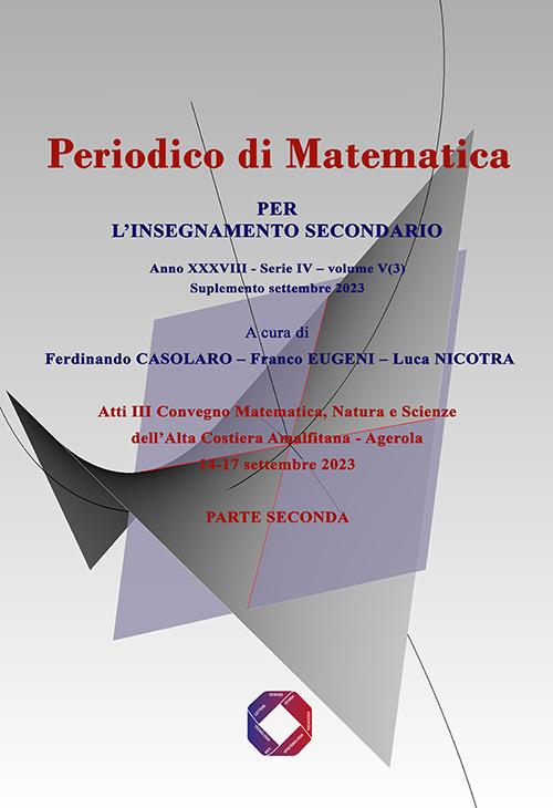 Periodico di matematica. Per l’insegnamento secondario (2023). Vol. 5/3: Supplemento settembre 2023. Parte seconda - copertina
