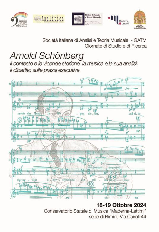 Abstract book. Arnold Schönberg. Il contesto e le vicende storiche, la musica e la sua analisi, il dibattito sulle prassi esecutive (Rimini, 18-19 ottobre 2024) - Cristina Ghirardini - copertina