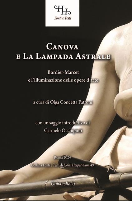 Canova e la lampada astrale. Bordier-Marcet e l'illuminazione delle opere d'arte - copertina