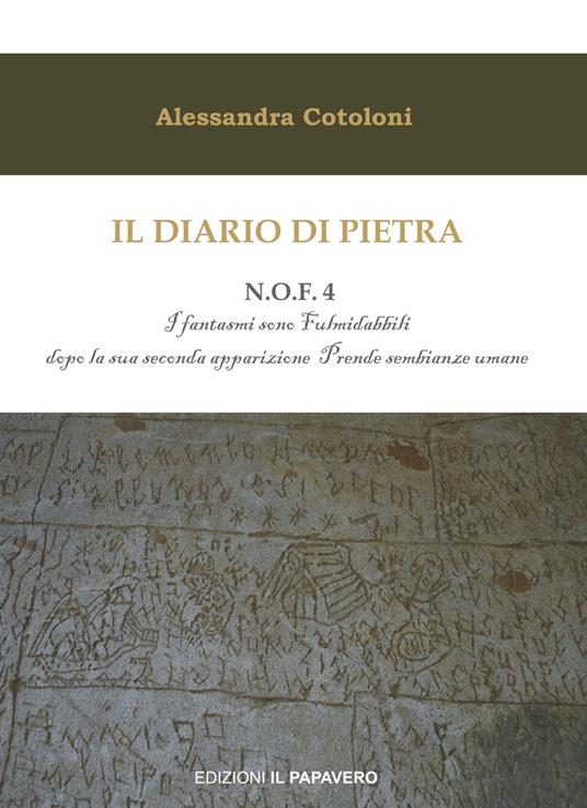 Il diario di pietra. N.O.F. 4. I fantasmi sono fulmidabbili dopo la sua seconda apparizione prende sembianze umane - Alessandra Cotoloni - copertina