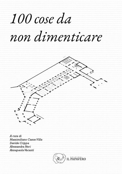 100 cose da non dimenticare - Davide Crippa,Massimiliano Cason Villa,Alessandra Neri - copertina