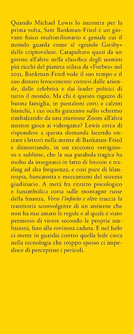 Verso l'infinito e oltre. Ascesa e declino del re delle criptovalute - Michael Lewis - 4