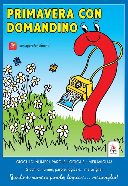 Primavera con Domandino. Giochi di numeri, parole, logica e... meraviglia - Stefano Pastorino - copertina