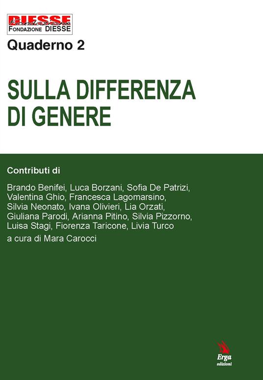 Sulla differenza di genere - copertina