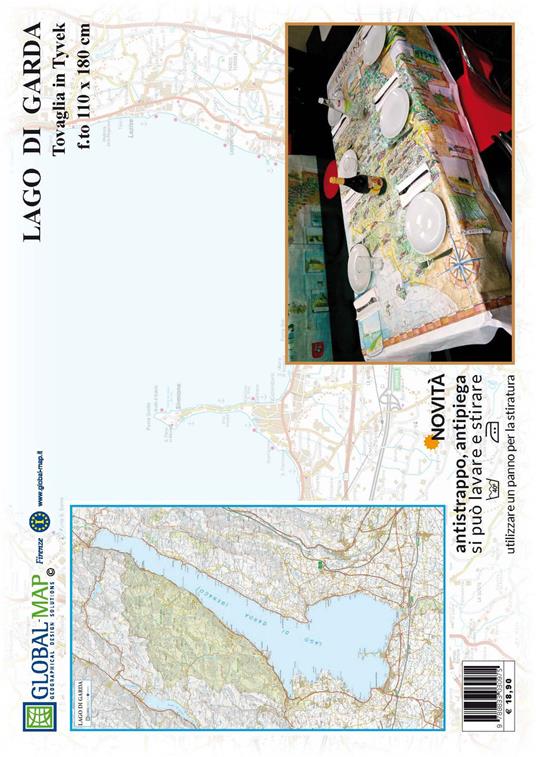 Lago di Garda (carta in Tyvek cm 180x110) - copertina
