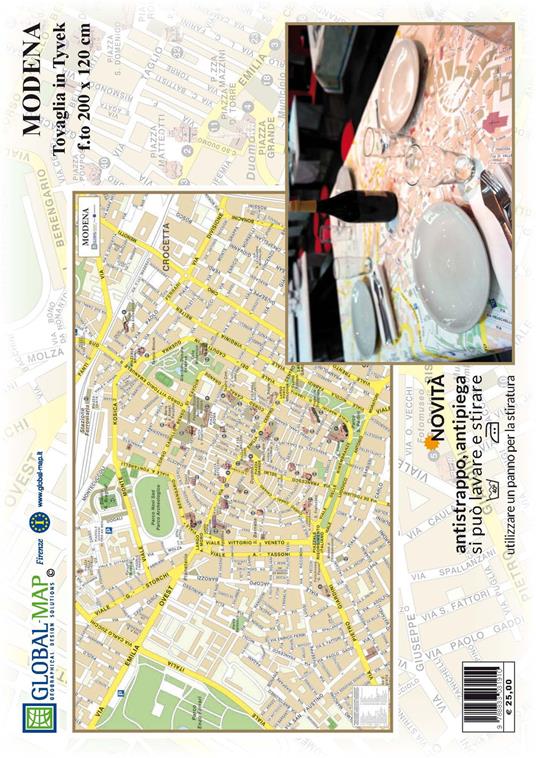 Modena (carta in Tyvek cm 200x120) - copertina