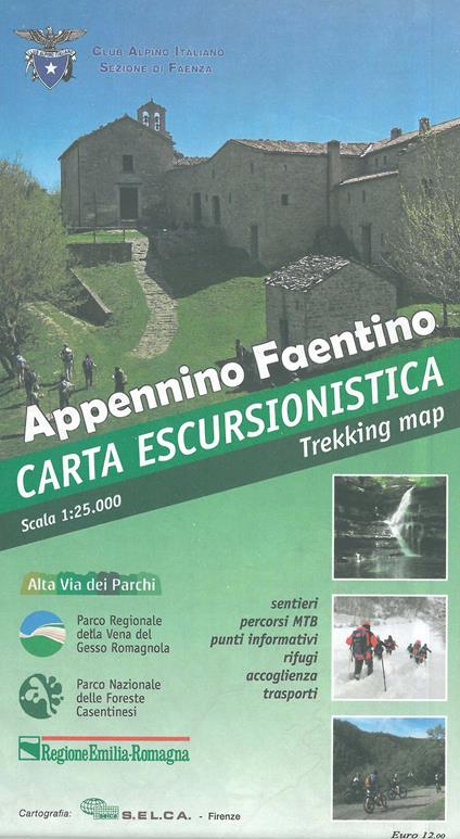 Appennino Faentino. Carta escursionistica 1:25.000 - copertina