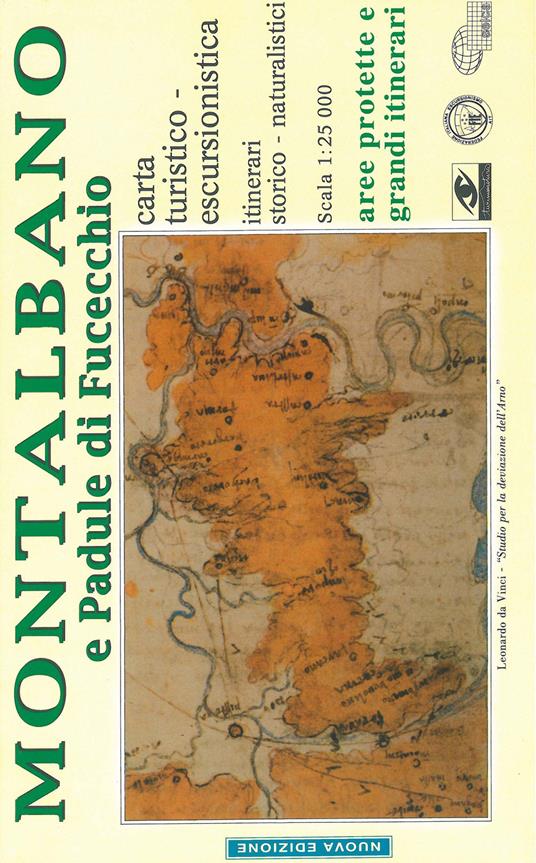 Montalbano e Padule di Fucecchio. Carta turistico-escursionistica. Itinerari storico-naturalistici 1:25.000. Nuova ediz. - copertina