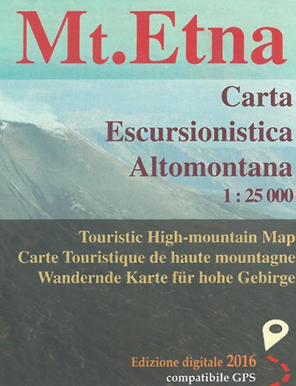 Monte Etna. Carta escursionistica altomontana 1:25.000 - copertina