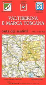 Val Tiberina e Marca Toscana. Carta escursionistica 1:50.000