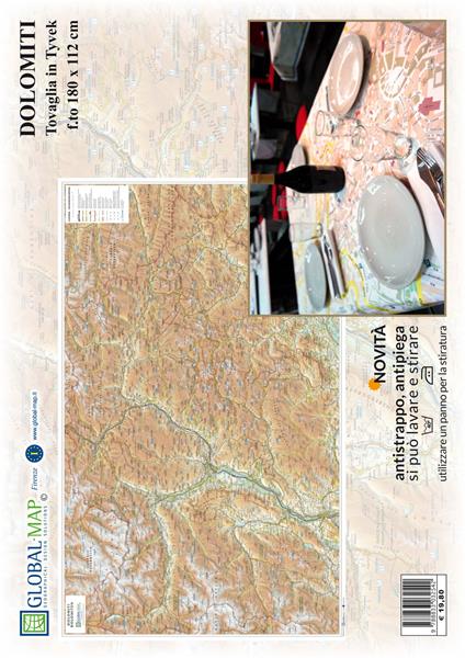 Dolomiti (carta in tyvek cm 180x112) - copertina